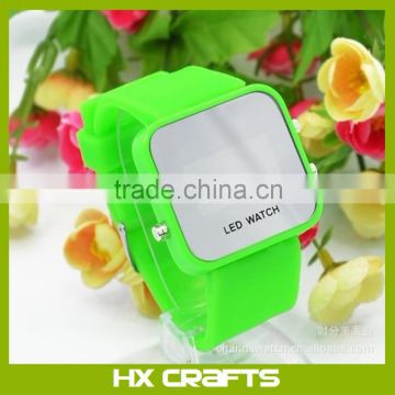 ST New arrival sport LED watches candy color silicone rubber touch screen digital watches