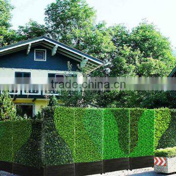 Popular design artificial green hedge