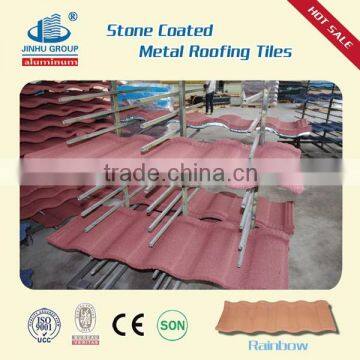 Stone coated metal roof tile for Greece Market