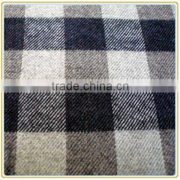 100% Cotton Carded 21s Yarn Dyed Flannel Fabric for Bedsheet