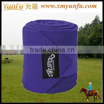 Purple Weaver Polo Horse Leg Wraps Bandages