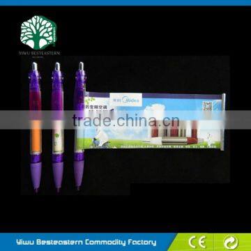 Promotional Plastic Pen, 2015 Flag Ball Pen, Advertisement Ball Pen