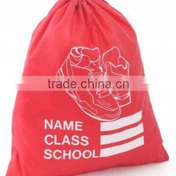 polyester drawstring shoe bag