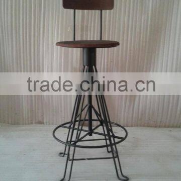 METAL CHAIR, INDUSTRIAL CHAIR, Vintage Bar Chair photo-2