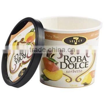 Aluminum coating ice cream paper cup