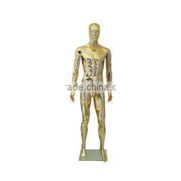 Colorful Chrome Male Mannequin