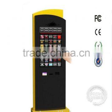 Floor standing touch screen thin COUPON PRINTIING KIOSK totem lcd display with USB HDMI digital sign totem