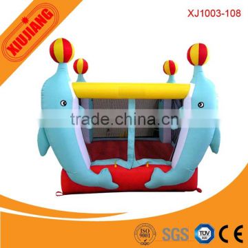 Free Design Whale Kids Jumping Bouncing Castle Inflatable For Home