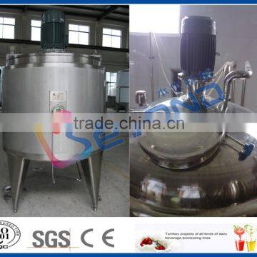 hot sale sugar mixing tank for beverage juice milk processing