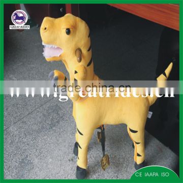 Plush riding horse toy riding horse walking toys