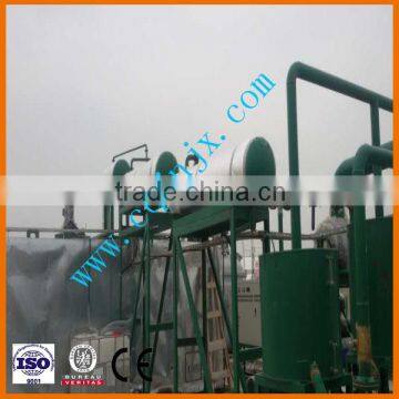waste oil recycling machine production line re-refining to yellow base oil