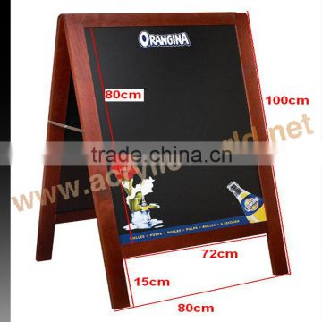 Double side black Chalkboard/Pavement sign frame