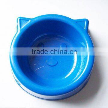 plastic cat head shape bowl