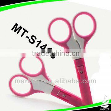 Heat plastic handle beauty stationery scissors