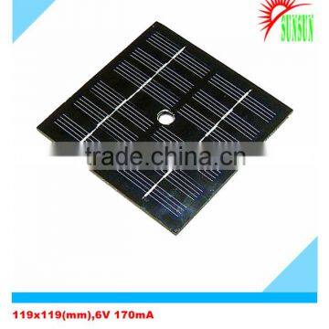 PET laminated 1W 6V 170mA solar panel