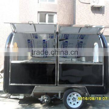 Yieson custom mobile coffee cart trailer