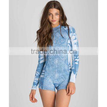 neoprene surf capsule spring fever long sleeve fever sprintsuit for girl