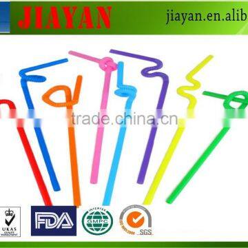 2014 hot selling 6*270mm colorful cocktail drinking straws