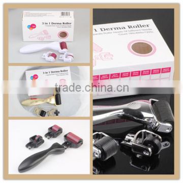 NL-301 Popular derma roller microneedle skin rejuvenation face whitening facial kit derma roller