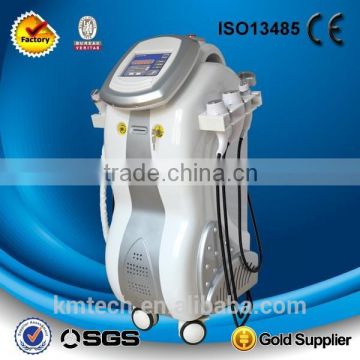 Immediate effect 6 handpieces RF cavitation body shape machine