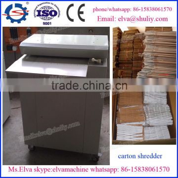 High efficient electric corrugated carton shredder