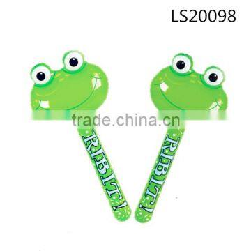 custom inflatable frog pvc baseball bat for promotion