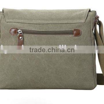Made in China High Quality Men's Vintage Canvas Messenger Shoulder Bag Crossbody Sling School Bags Satchel photo-6