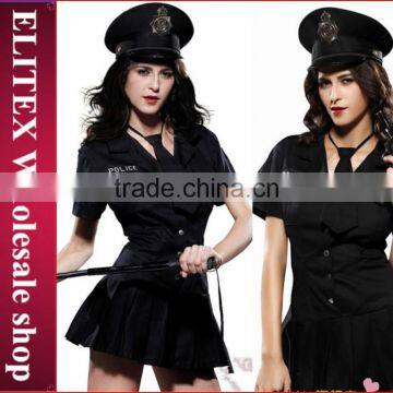 Hot selling party beauty girl halloween sexy police costume