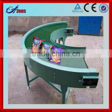 Adjustable speed small conveyor belt roller circular conveyor belt air slide conveyor belt