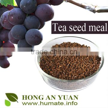 dark brown tea seed meal of 12-18% saponin with high efficiency