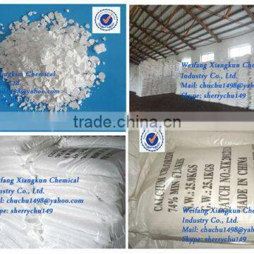 Calcium Chloride 74% flakes