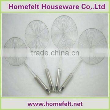 2014 hot selling stainless steel mesh colander with handle