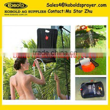 Hot Sale Portable Capacity 20L Outdoor Camping Solar Shower Water Bag