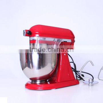 professional food mixer with stainless steel bowl