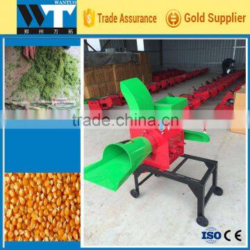 Mini 4kw Silage feed grinder and chaffcutter machine Straw crusher