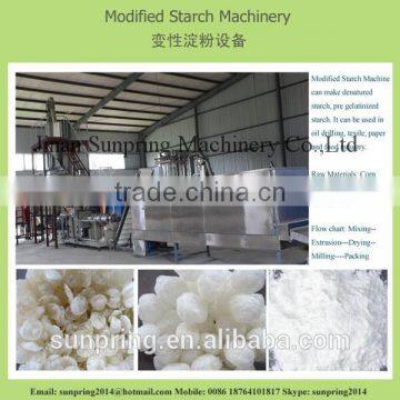 Oil drilling and chemical modified starch making machine