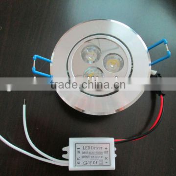 2012 new designed 3*1w led false ceiling light