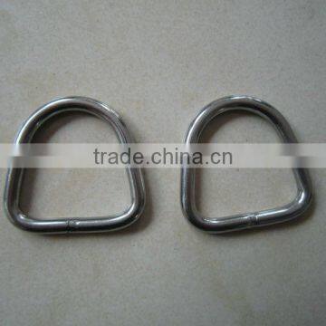 Stainless Steel Welded D Shape Ring