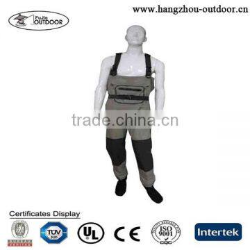 2015 New Product Breathable Stockingfoot Fishing Wader for Fishing