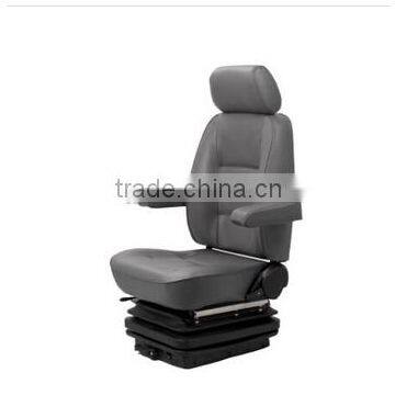 Machinery Suspension Backrest Adjustable Excavator Seat Durable Driver Seat High Quality PVC Leather With Headrest YHF-37