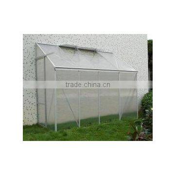 Aluminium Lean to garden greenhouse