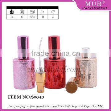 SOO46 mini screw sprayer bottle perfume glass bottle high quality