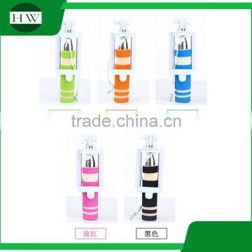 Mini Pocket Foldable Monopod Foldable Selfie Stick 2015 Monopod Selfie Stick With Cable for Mobile Phone and Digital Camera photo-4