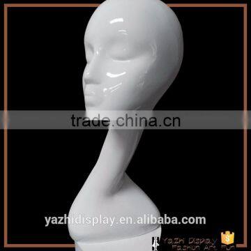 2017 hot sale long neck mannequins head for hat and wig display