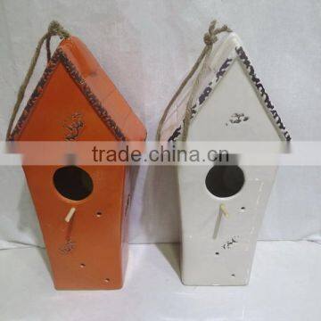 Hot selling ceramic long bird house