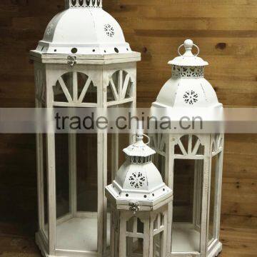 Wooden Garden Lantern Candle Holder Wholesale