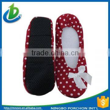Trade Assurance Jersey Dance Ballet Shoe With Dots Printed photo-2