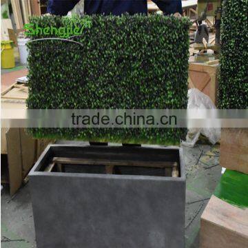 SJLJ013715 Guangzhou Supplier Artificial Boxwood Hedge for Outdoor UV Plastic Boxwood Hedge photo-6