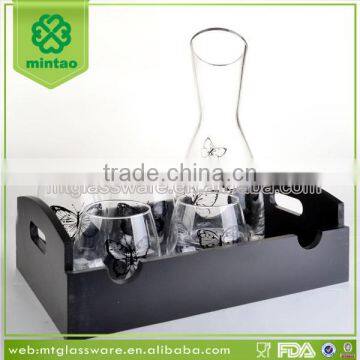 Wholesale bulk drinking glass water jug glass holder