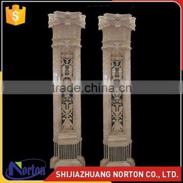 Luxury polished marble roman pillar design NTMF-C216S